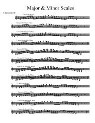 Scales - Clarinet.mus