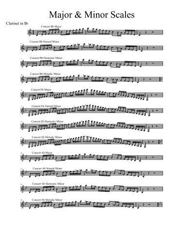 Scales - Clarinet.mus