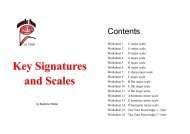 Key Signatures and Scales - Music Fun