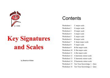 Key Signatures and Scales - Music Fun