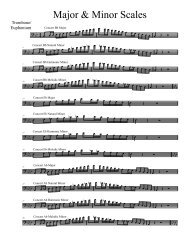 Scales - Trombone/Euphonium.mus