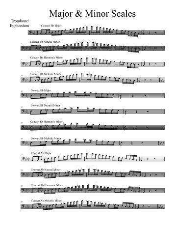 Scales - Trombone/Euphonium.mus