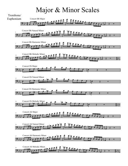 Scales - Trombone/Euphonium.mus