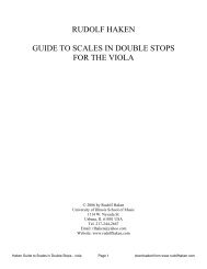 Viola Double Stops Chart