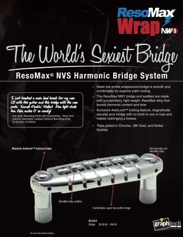 ResoMax® NVS Harmonic Bridge System - Graph Tech