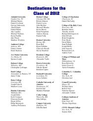 Destinations for the Class of 2012 Revised.pdf - Chaminade High ...