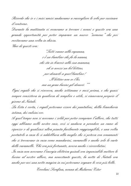 "Una volta a Natale..." i nonni raccontano - Portale dell'educazione