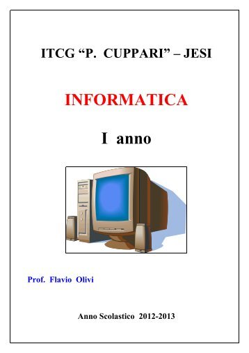 INFORMATICA I anno - ITCG Cuppari