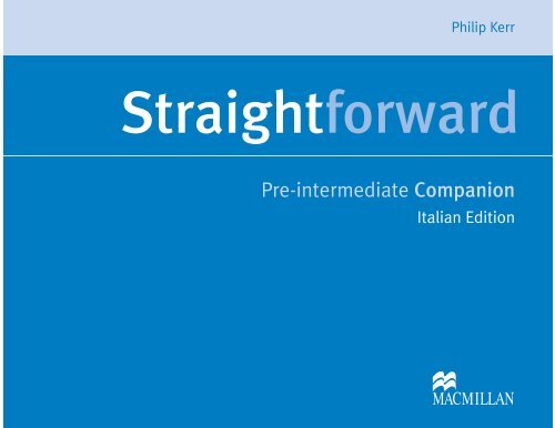 Pre Intermediate Companion Macmillan Straightforward