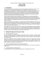 Powerline Harmonics Position Paper - Working Group - IEEE