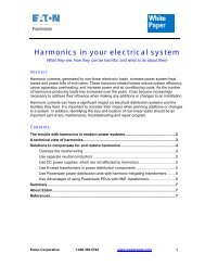 Harmonics in your electrical system - Newark