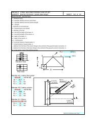Bracing connection, gusset plate design. Brace line B1, second floor ...