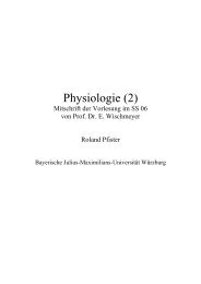 Physiologie (2) - Roland Pfister | Home