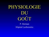 PHYSIOLOGIE DU GOÛT