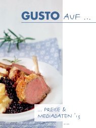 GUSTO Preisliste 2013 - Verlagsgruppe News