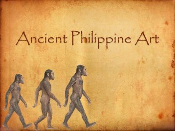 Ancient Tools - About the Philippines