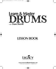Learn & Master Drums - Lesson Book .pdf - Legacy Learning Systems