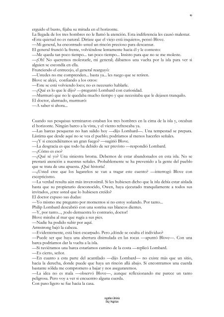 Diez Negritos De Agatha Christie 5 Diez negritos se fueron a cenar ...