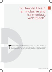 iv. How do I build an inclusive and harmonious workplace?
