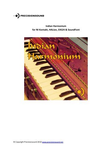 Indian Harmonium for NI Kontakt, HALion, EXS24 ... - Precisionsound