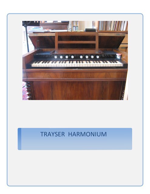 Trayser Harmonium Red Note Ensemble