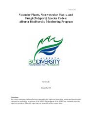 Vascular Plants, Non-vascular Plants, and Fungi - Alberta ...