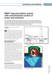 INBA® slag granulation system with ... - Millennium Steel