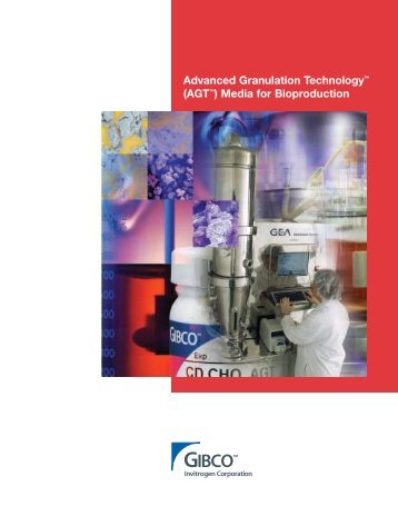 Advanced Granulation Technology™ (AGT™) Media for ... - Invitrogen
