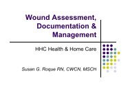 Wound Assessment Wound Assessment, Documentation ...