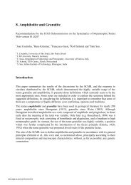 Towards a unified nomenclature in metamorphic petrology: - British ...