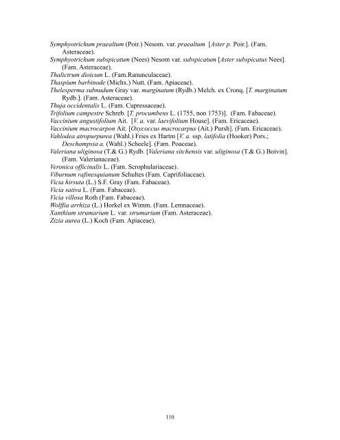 Checklist of the Vascular Plants of Saskatchewan - Native Plant ...