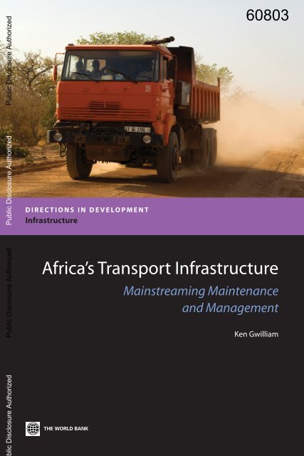 World Bank Document - Africa Infrastructure Knowledge Program
