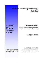Nimotuzumab (Theraloc) for glioma - National Horizon Scanning ...