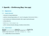 1 OpenGL – Einf¨uhrung (Bsp. line.cpp)