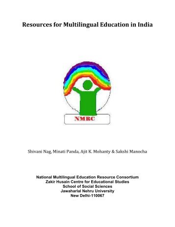 Resources for Multilingual Education in India - Nmrc-jnu.org