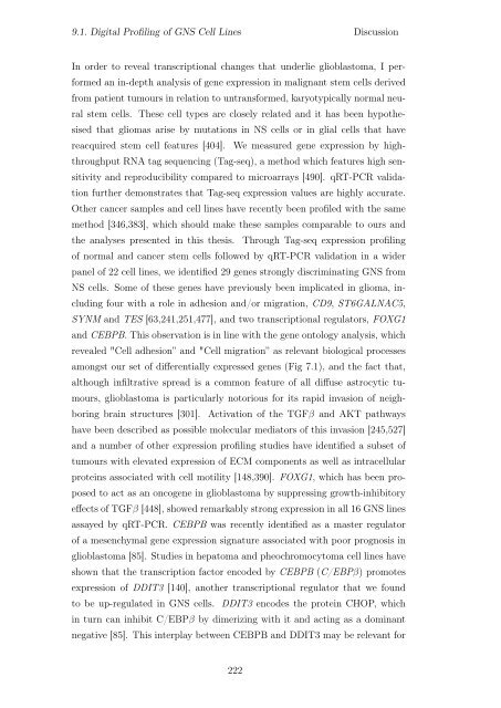 Transcriptional Characterization of Glioma Neural Stem Cells Diva ...