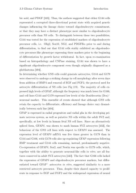 Transcriptional Characterization of Glioma Neural Stem Cells Diva ...