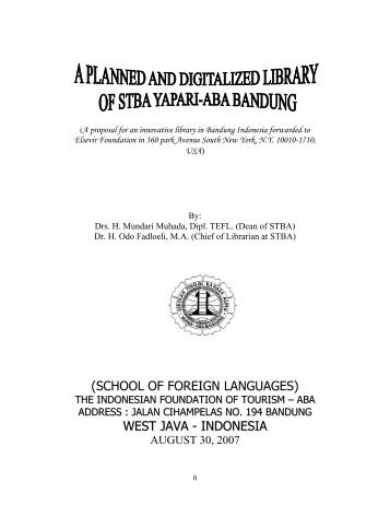 school of foreign languages - Universitas Pendidikan Indonesia