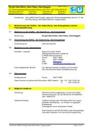 MSDS de SiLiglit Glas-Glitter,Flakes, Nuggets gefärbt - Sigmund ...