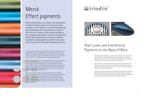 Merck Effect pigments