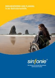 Sinfonie in der Behindertenhilfe: Dokumentation und Planung