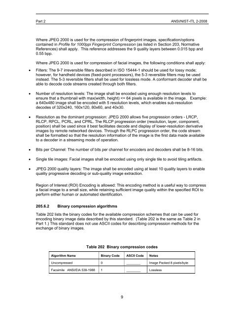 ANSI/NIST-ITL 2-2008 - National Institute of Standards and ...