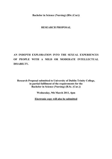 undergraduate research proposal example for students