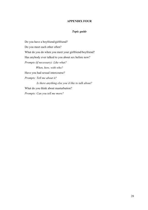 APPENDIX FIVE Letter to C