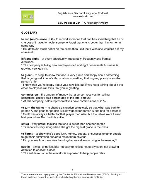 Eslpod Learning Guide Pdf