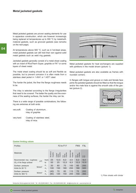 04-064-070 Metal jacketed gaskets.pmd - Kempchen.de