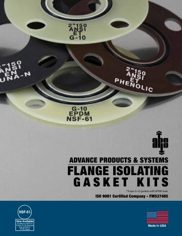 flange isolating gasket kits - Advance Products & Systems, Inc.