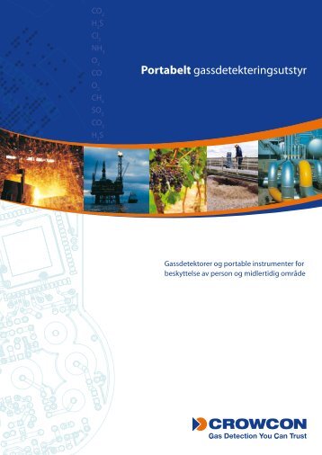 Portabelt gassdetekteringsutstyr - Crowcon Detection Instruments