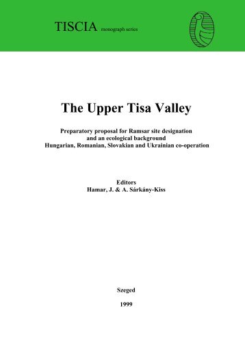 The Upper Tisa Valley. Preparatory proposal for Ramsay