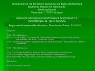 A. Wörz: Bericht zum Stand der Floristischen Kartierung